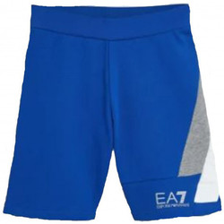 Vêtements Enfant Maillots / Shorts de bain Emporio Armani EA7 Short junior ARMANI 3GBS56 bleu - 10 ANS Bleu