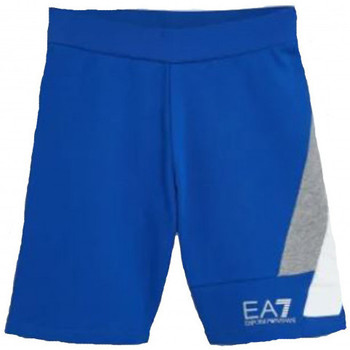 Vêtements Enfant Maillots / Shorts de bain Emporio Armani Kids long-sleeve textured shirt Short junior ARMANI 3GBS56 bleu - 10 ANS Bleu