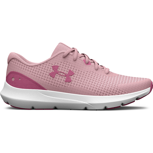 Chaussures Femme Baskets mode Under Armour Spotted Surge 3 Rose