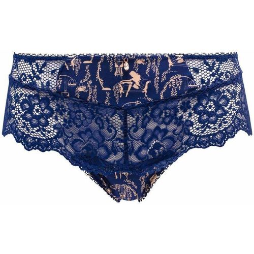 Sous-vêtements Femme Rideaux / stores Brigitte Bardot Shorty bleu marine Haute Couture Bleu
