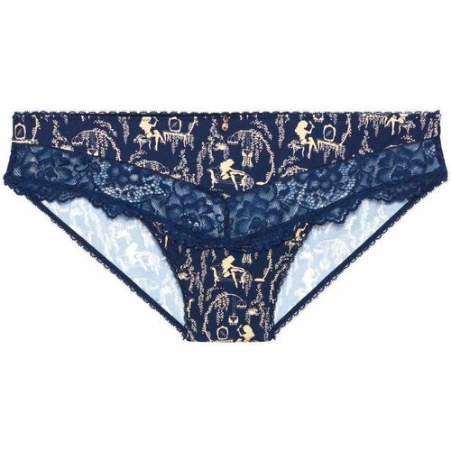 Brigitte Bardot Slip grande taille bleu marine Haute Couture Bleu -  Sous-vêtements Culottes & slips Femme 18,00 €