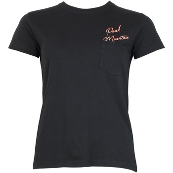 Vêtements Femme T-shirts manches courtes Peak Mountain T-shirt manches courtes femme AJOJO NOIR