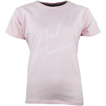 Vêtements Femme T-shirts manches courtes Peak Mountain T-shirt manches courtes femme ATRESOR ROSE