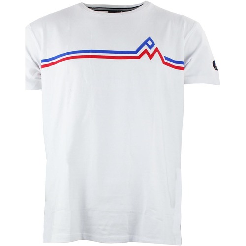 Vêtements Homme Walk & Fly Peak Mountain T-shirt manches courtes homme CASA Blanc