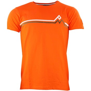 Vêtements Homme Sacs de voyage Peak Mountain T-shirt manches courtes homme CASA Orange