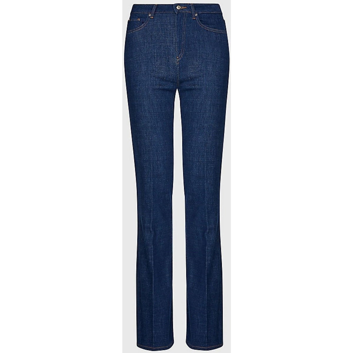 Vêtements Femme Jeans droit Tommy Hilfiger WW0WW35161 Bleu