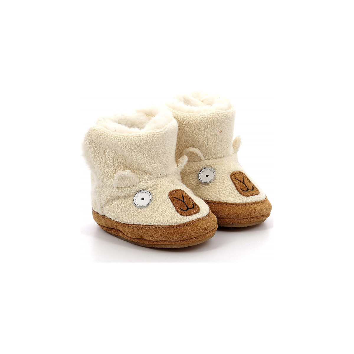 Chaussures Enfant Chaussons bébés Robeez Rob Furr Crp Beige