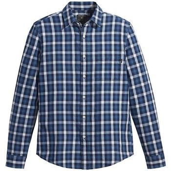 Vêtements Homme Chemises manches longues Dockers A1114 0035-WOVEN SAN LEANDRO Bleu