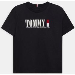 Vêtements Enfant T-shirts & Koszulka Polos Tommy Hilfiger KB0KB07788 GRAPHIC TEE-DW5 DESERT SKY Bleu