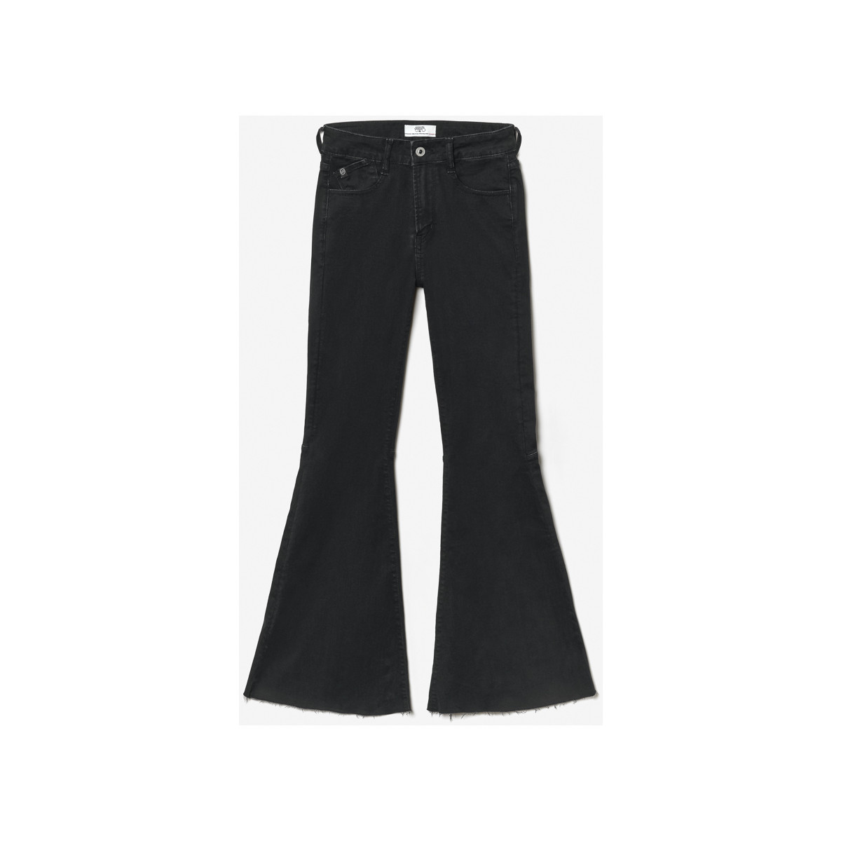 Vêtements Femme Jeans Le Temps des Cerises Alberta flare taille haute jeans noir n°0 Noir