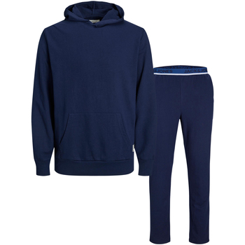 Vêtements Homme Pyjamas / Chemises de nuit Jack & Jones Pyjama long Bleu