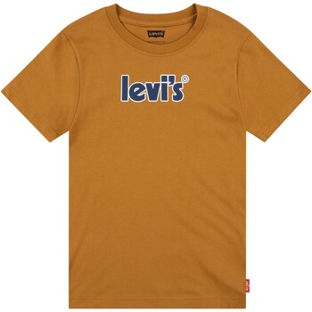 Vêtements Fille T-shirts manches courtes Levi's Sleeve Graphic Marron