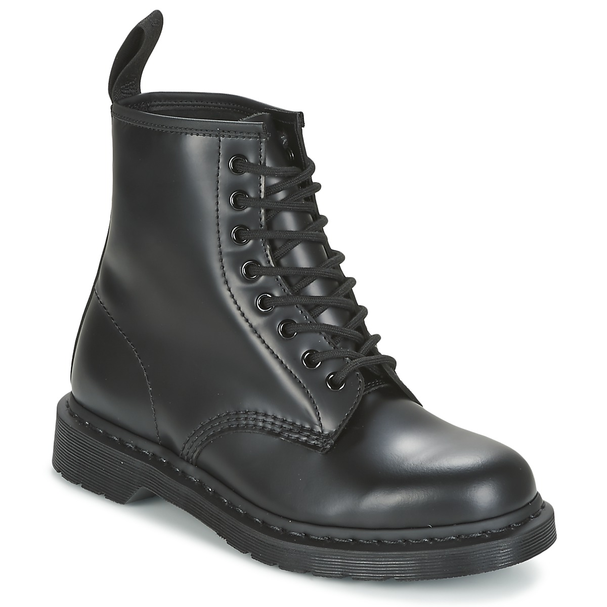 Chaussures Martens babylon slip-on sandals Black 1460 MONO Noir Smooth