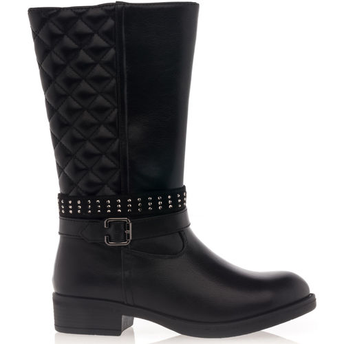Chaussures Fille Bottes ville Vinyl Shoes Nice staple boot with low heel that will get lots of wear Noir