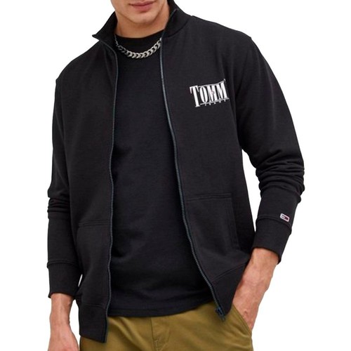 Vêtements Homme Gilets / Cardigans Tommy Jeans Logo tommy street Noir