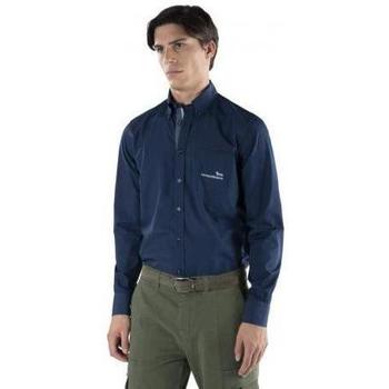 Vêtements Homme Chemises manches longues Dranfield Quilted Jacket  Bleu