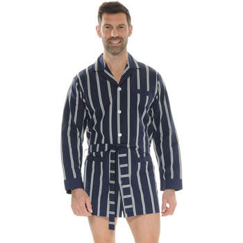Vêtements Homme Pyjamas / Chemises de nuit Christian Cane VESTE DE NUIT BLEU NATYS Bleu