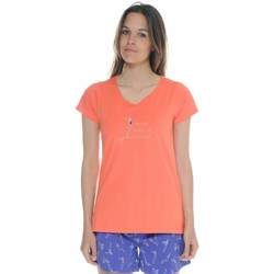 Vêtements Femme Pyjamas / Chemises de nuit Christian Cane T-SHIRT .. FAUSTINE Orange