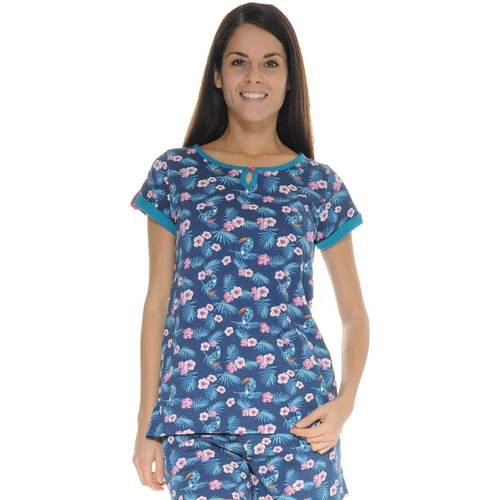 Vêtements Femme Pyjamas / Chemises de nuit Christian Cane MAEVA Bleu