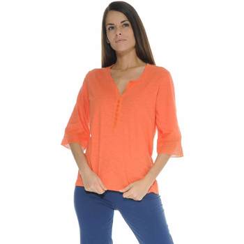 Vêtements Femme Pyjamas / Chemises de nuit Christian Cane HAUT ORANGE MANUELA Orange