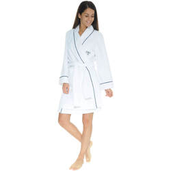 Vêtements Femme Pyjamas / Chemises de nuit Christian Cane KIMONO COURT BLANC MARISE Blanc