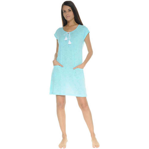 Vêtements Femme Pyjamas / Chemises de nuit Christian Cane ROBE D'ETE BLEU MELEODORE Bleu