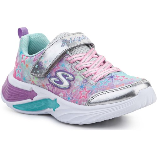 Chaussures Fille skechers diamond starz sneakersshoes 155532 wmlt 155532 wmlt Skechers S Lights Star Sparks Silver/Multi 302324L-SMLT Multicolore