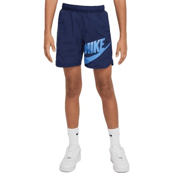 Vêtements Garçon Shorts / Bermudas Nike masculina Woven Bleu