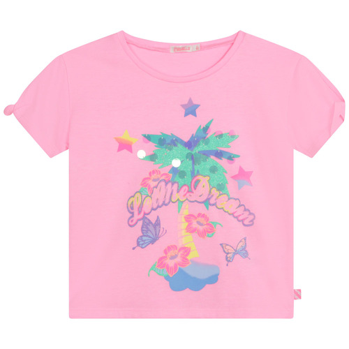 Vêtements Fille T-shirts Bobo manches courtes Billieblush U15B14-462 Rose