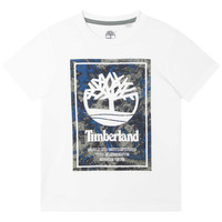 Vêtements Garçon T-shirts manches courtes Timberland  Blanc