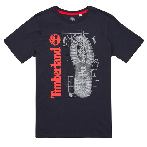 Vêtements Garçon T-shirts manches courtes Timberland T25T82-85L-J Noir