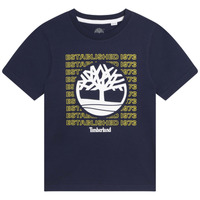Vêtements Garçon T-shirts manches courtes Timberland Kids T25T97-85T-J Marine