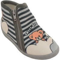 Chaussures Enfant Chaussons Bellamy MARLY gris, ours et lapin