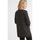 Vêtements Femme T-shirts & Polos Daxon by  - Tee-shirt tunique fendue côtés Noir