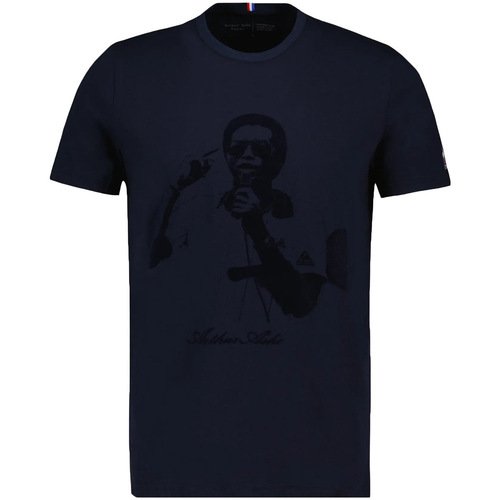 Vêtements Homme T-shirts manches courtes Le Coq Sportif Heritage Tee Ss N°1 Bleu