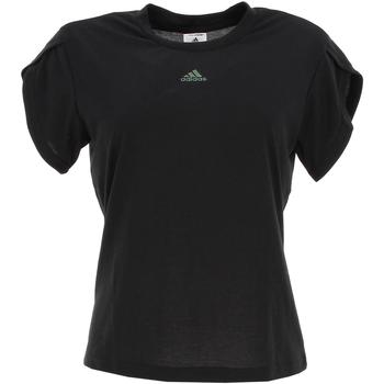 Vêtements Femme T-shirts manches courtes adidas Originals W floral t Noir