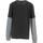 Vêtements Garçon T-shirts manches longues Champion Long sleeve t-shirt Noir