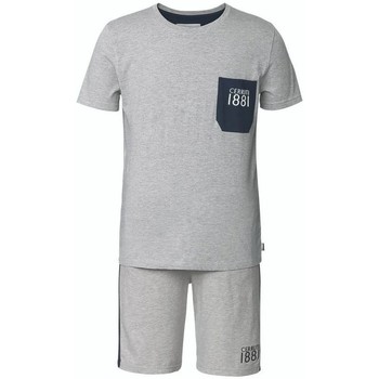 Vêtements Homme Pyjamas / Chemises de nuit Cerruti 1881 Pyjashort Gris