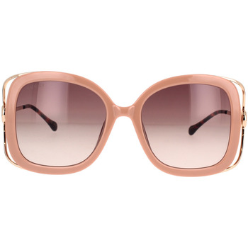 Gucci Eyewear aviator-frame tinted sunglasses Femme Lunettes de soleil Gucci Occhiali da Sole  GG1021S 003 Rose