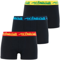 Sous-vêtements Garçon Boxers Athena Lot de 3 boxers garçon Coton Bio Noir
