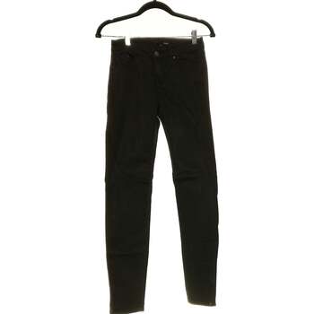 Vêtements Femme Pantalons Etam pantalon droit femme  34 - T0 - XS Noir Noir