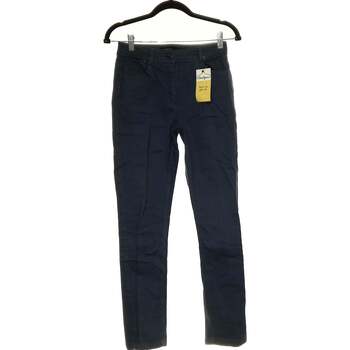 jeans caroll  jean droit femme  34 - t0 - xs bleu 