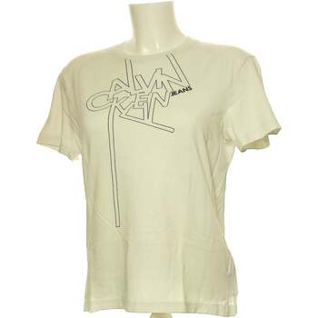 Vêtements Femme T-shirts & Polos Calvin Klein Jeans 38 - T2 - M Blanc