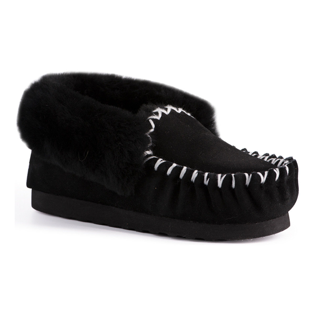 Chaussures Chaussons Aus Wooli WATERLOO Noir