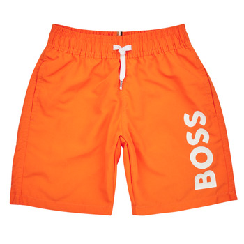 Vêtements Garçon Shorts / Bermudas BOSS J24846-401-C Orange