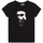 Vêtements Fille T-shirts manches courtes Karl Lagerfeld Z15418-09B-B Noir