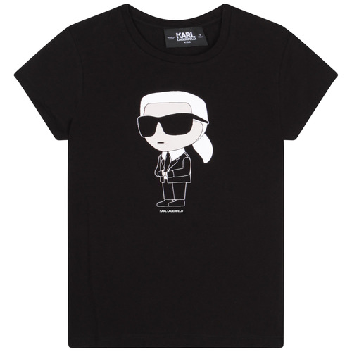 Vêtements Fille T-shirts manches courtes Karl Lagerfeld Z15418-09B-C Kasabian