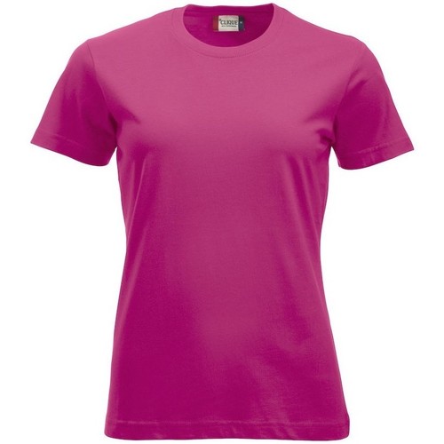 Vêtements Femme T-shirts cotton manches longues C-Clique  Rouge