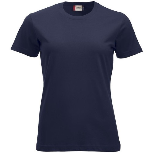 Vêtements Femme T-shirts cotton manches longues C-Clique  Bleu