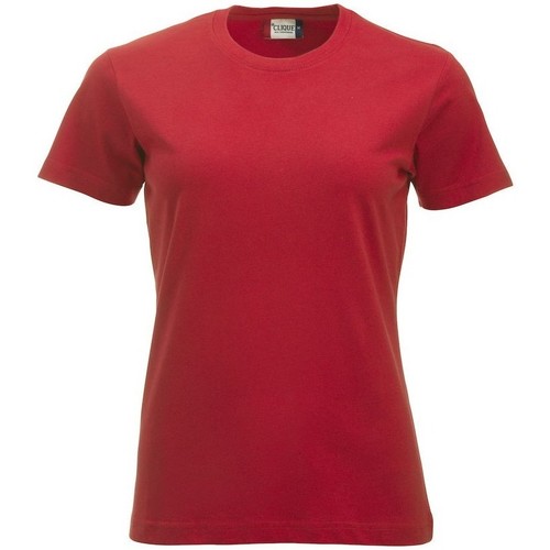 Vêtements Femme T-shirts cotton manches longues C-Clique  Rouge